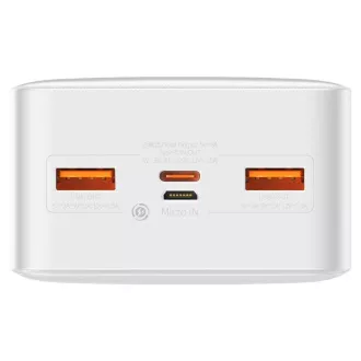 Baseus Bipow powerbanka s digitálním displejem 30000mAh 20W bílá