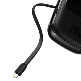Baseus Qpow Pro Digital Display Fast Charge Power Bank 20000mAh 20W iP Black Baseus Qpow Pro Digital Display Fast Charge Power Bank 20000mAh 20W iP Black
