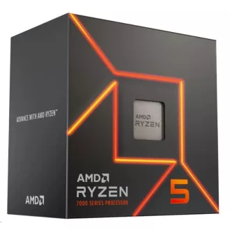 CPU AMD RYZEN 5 7600, 6-core, 3.8GHz, 38MB cache, 65W, socket AM5, BOX