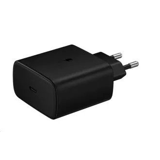 Samsung cestovní nabíječka EP-T4510XBE, Fast Charging 45W, USB-C + datový kabel USB-C, černá