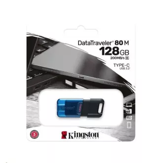 Kingston Flash Disk 128GB DataTraveler DT80 M (USB-C 3.2 Gen 1) Kingston Flash Disk 128GB DataTraveler DT80 M (USB-C 3.2 Gen 1)