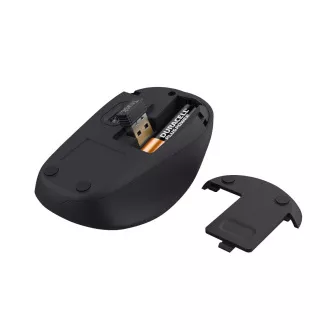 TRUST myš TM-201 WIRELESS MOUSE ECO, optická, černá