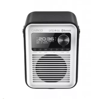 CARNEO D600 Rádio DAB+, FM, BT, black/white