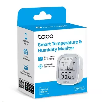 TP-Link Tapo T315 chytrý monitor teploty a vlhkosti s 2, 7\