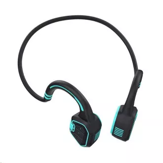 EVOLVEO bezdrátová sluchátka BoneSwim MP3 16GB, na lícní kosti, modrá - Rozbalené