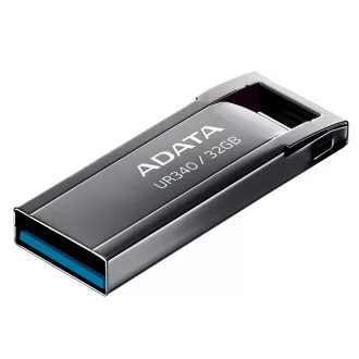 ADATA Flash Disk 32GB UR340, USB 3.2 Dash Drive, kov lesklá černá