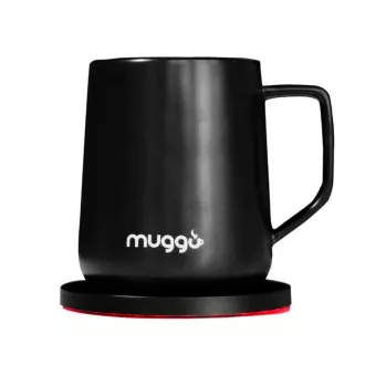 Muggo QI inteligentní vyhřívaný hrnek - černý
