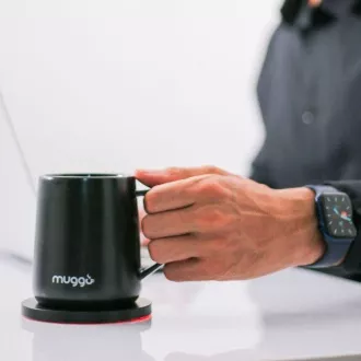 Muggo QI inteligentní vyhřívaný hrnek - černý