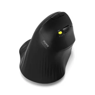 PORT bezdrátová ergonomická myš ERGONOMIC TRACKBALL, 2, 4 Ghz & Bluetooth, USB-A/C, černá