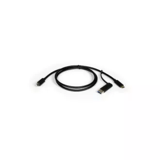PORT dokovací stanice 8v1 USB-C, USB-A, dual video, HDMI, Ethernet, audio, USB 3.0