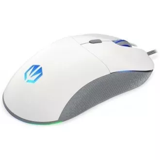 ENDORFY Herní myš GEM Plus Onyx White, USB, ARGB, bílá