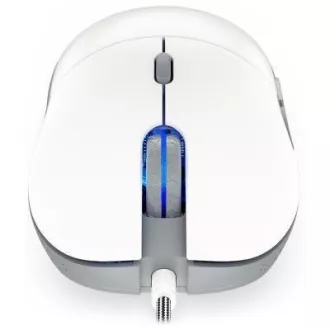 ENDORFY Herní myš GEM Plus Onyx White, USB, ARGB, bílá