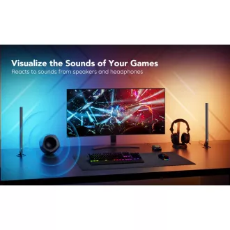 Govee Smart Gaming WiFi LED Panely + Smart Dual ovladač