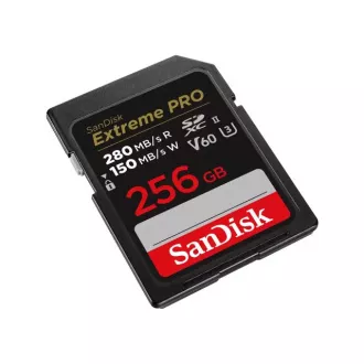 SanDisk SDXC karta 256GB Extreme PRO (280 MB/s Class 10, UHS-II V60) SanDisk SDXC karta 256GB Extreme PRO (280 MB/s Class 10, UHS-II V60)