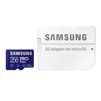 Samsung micro SDXC karta 256GB PRO Plus + SD adaptér Samsung micro SDXC karta 256GB PRO Plus + SD adaptér
