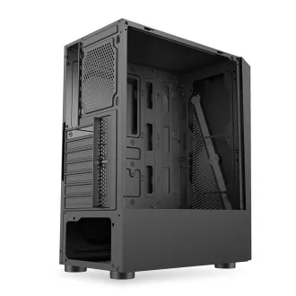 1stCOOL skříň SHARK 1, middle tower, AU, USB 3.0, bez zdroje, RGB fan, průhledná bočnice, černá 1stCOOL skříň SHARK 1, middle tower, AU, USB 3.0, bez zdroje, RGB fan, průhledná bočnice, černá