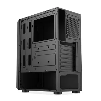 1stCOOL skříň SHARK 1, middle tower, AU, USB 3.0, bez zdroje, RGB fan, průhledná bočnice, černá 1stCOOL skříň SHARK 1, middle tower, AU, USB 3.0, bez zdroje, RGB fan, průhledná bočnice, černá