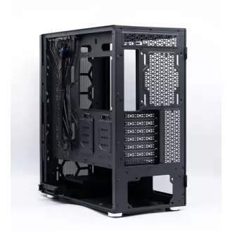1stCOOL skříň Wind Storm Black MiddleTower, AU, USB3.0, bez zdroje, černá