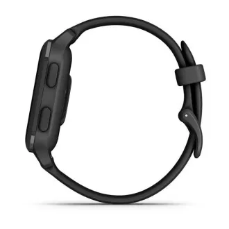 Garmin Venu Sq 2 Music, Slate / Black silicone band