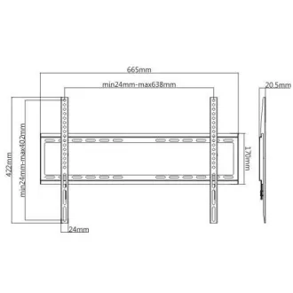 Fixní TV držák Fiber Mounts FM02