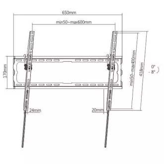 Sklopný držák Tv Fiber Mounts FM01