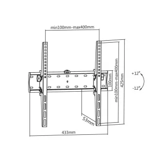 Sklápěcí držák na televize Fiber Mounts M6C65 Sklápěcí držák na televize Fiber Mounts M6C65