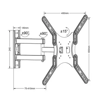 Otočný držák televize Fiber Mounts M7C59