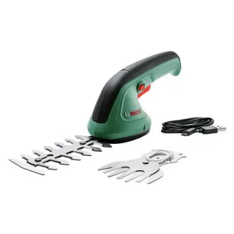 BOSCH EasyShear, souprava akumulátorových nůžek na keře a na trávu, 3, 6 V, čepel 12 cm BOSCH EasyShear, souprava akumulátorových nůžek na keře a na trávu, 3, 6 V, čepel 12 cm
