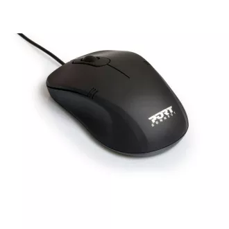 PORT optická myš Office budget PRO, 1000 DPI, černá