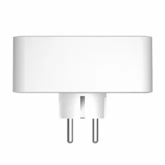 EVOLVEO Porta DUO F32, chytrá Wi-Fi dvojzásuvka s měřením spotřeby