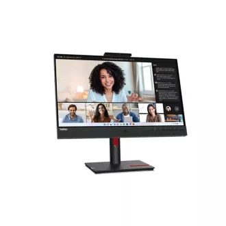 LENOVO LCD T24mv-30 - 23.8”, IPS, 16:9, 1920x1080, 4ms/6ms, 250cd/m2, 1000:1, VGA, DP, HDMI, 5xUSB, USB-C, RJ45, VESA, cam, rep, Pivt