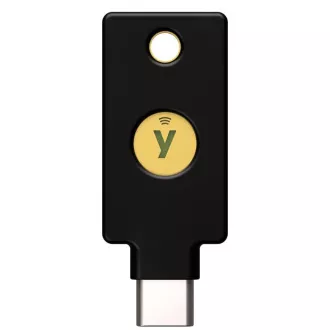 Security Key C NFC - USB-C, podporující vícefaktorovou autentizaci (NFC), podpora FIDO2 U2F, voděodolný