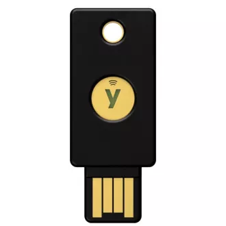 Security Key NFC - USB-A, podporující vícefaktorovou autentizaci (NFC), podpora FIDO2 U2F, voděodolný