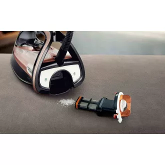 Tefal Ultimate Pure FV9845E0 napařovací žehlička, 3200 W, Anti-drip, automatické vypnutí, broskvová