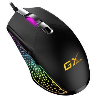 GENIUS myš GX GAMING Scorpion M705, drátová, RGB podsvícení, 800-7200 dpi, USB, 6tlačítek, černá - Použité