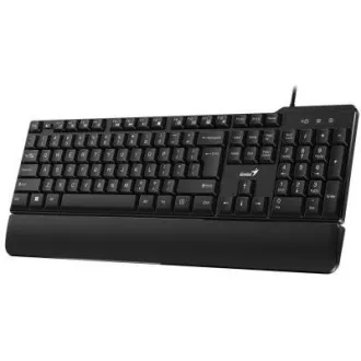 GENIUS klávesnice KB-100XP, Drátová, Ergo předložka, USB, CZ+SK layout GENIUS klávesnice KB-100XP, Drátová, Ergo předložka, USB, CZ+SK layout