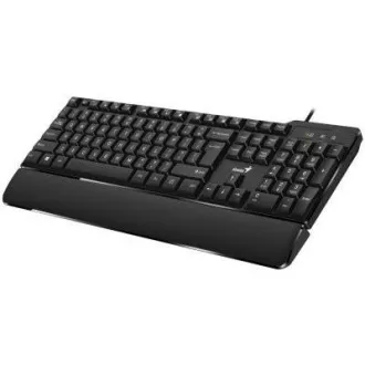 GENIUS klávesnice KB-100XP, Drátová, Ergo předložka, USB, CZ+SK layout GENIUS klávesnice KB-100XP, Drátová, Ergo předložka, USB, CZ+SK layout