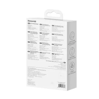 Baseus CW01 magnetický držák s bezdrátovým nabíjením (do ventilační mřížky) 15W+25W, bílá