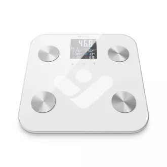 TrueLife FitScale W6 BT - Bioelektrická impedanční bluetooth váha - bílá