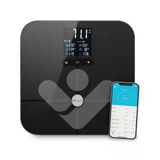 TrueLife FitScale W7 BT - Bioelektrická impedanční bluetooth váha - černá TrueLife FitScale W7 BT - Bioelektrická impedanční bluetooth váha - černá