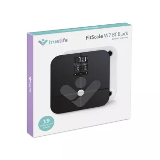 TrueLife FitScale W7 BT - Bioelektrická impedanční bluetooth váha - černá TrueLife FitScale W7 BT - Bioelektrická impedanční bluetooth váha - černá