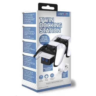 VENOM VS5001 White PS5 Twin Docking Station VENOM VS5001 White PS5 Twin Docking Station
