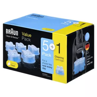 Braun CCR5+1 čístící náplně Braun CCR5+1 čístící náplně