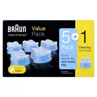 Braun CCR5+1 čístící náplně Braun CCR5+1 čístící náplně
