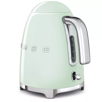Smeg KLF03PGEU rychlovarná konvice, 1, 7 l (7 šálků), 2400 W, styl 50. let, pastelově zelená