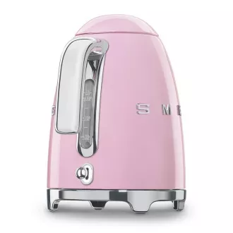 Smeg KLF03PKEU rychlovarná konvice, 1, 7 l (7 šálků), 2400 W, styl 50. let, růžová