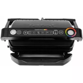 Tefal Optigrill+ GC712834 kontaktní gril, 2000 W, 6 programů, indikátor průběhu, odkapávací nádoba, černý