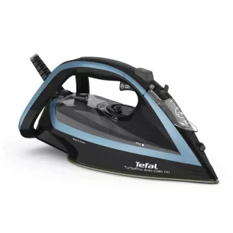 Tefal TurboPro FV5695E1 napařovací žehlička, 3000 W, automatické vypnutí, kropení, černá / modrá Tefal TurboPro FV5695E1 napařovací žehlička, 3000 W, automatické vypnutí, kropení, černá / modrá