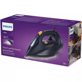 Philips DST7060/20 napařovací žehlička, 3000 W, automatické vypnutí, kropení, modrá / žlutá