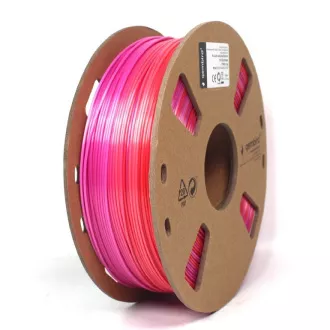 GEMBIRD Tisková struna (filament) PLA, 1, 75mm, 1kg, silk rainbow, červená/fialová GEMBIRD Tisková struna (filament) PLA, 1, 75mm, 1kg, silk rainbow, červená/fialová